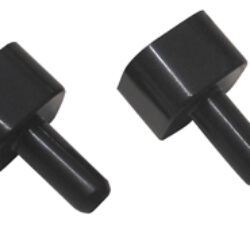 testata per tubo quadro rigido in blister 2 pezzi ø mm.10