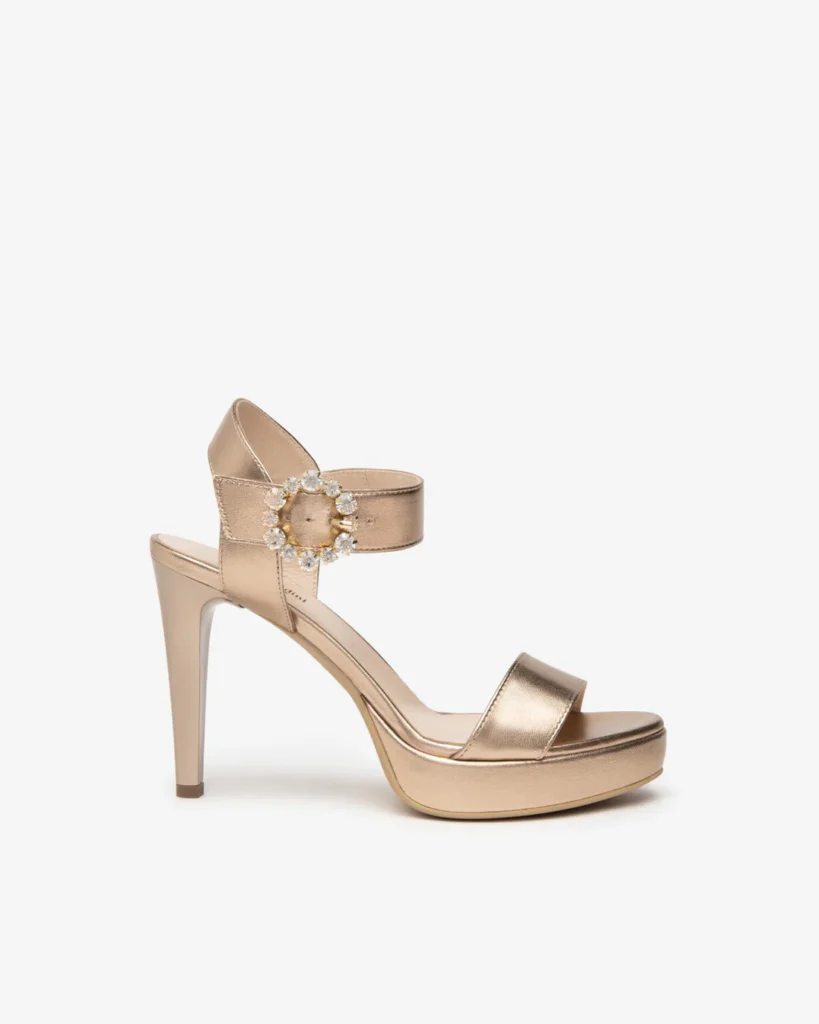 Sandali donna in pelle NeroGiardini