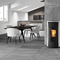 stufa a pellet edilkamin cherie evo 11 canalizzata