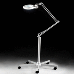 lente con stativo muster