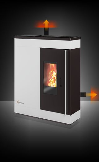 stufa a pellet canalizzabile termovana modello fine 14.3 - Image 6