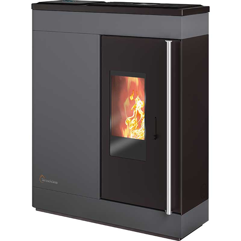 stufa a pellet canalizzabile termovana modello fine 14.3