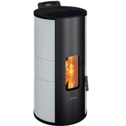stufa a pellet termovana modello louvre 9.0kw pj