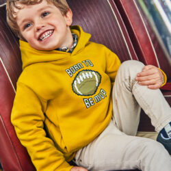 Felpa gialla Bambino Mayoral