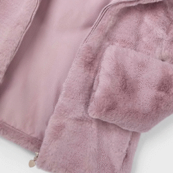 Pelliccia Bambina Rosa