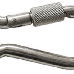 moschettone tipo pompiere a vite mm.100