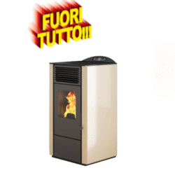 stufa pellet ventilata punto fuoco modello lory 9kw
