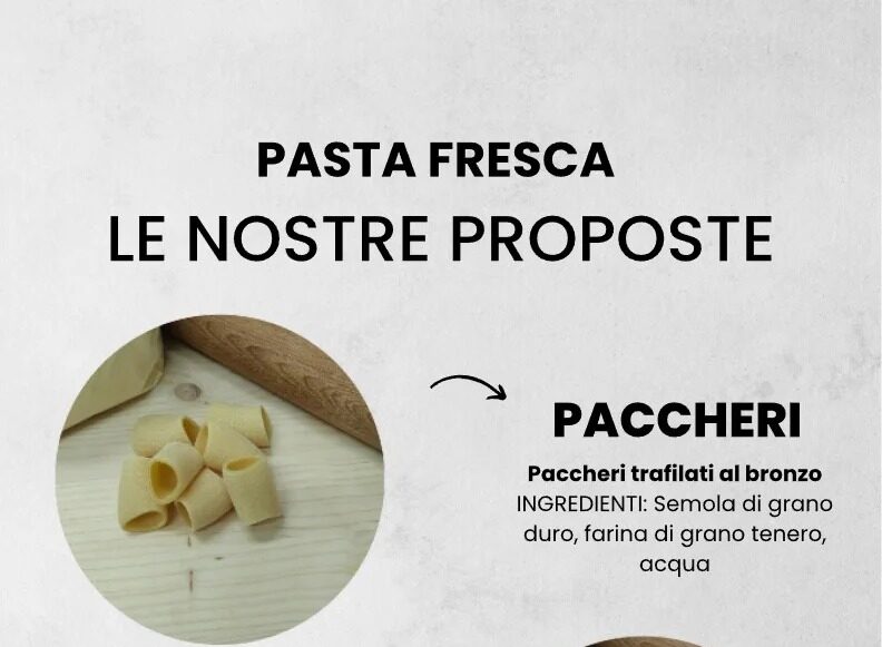 Paccheri di semola di grano duro