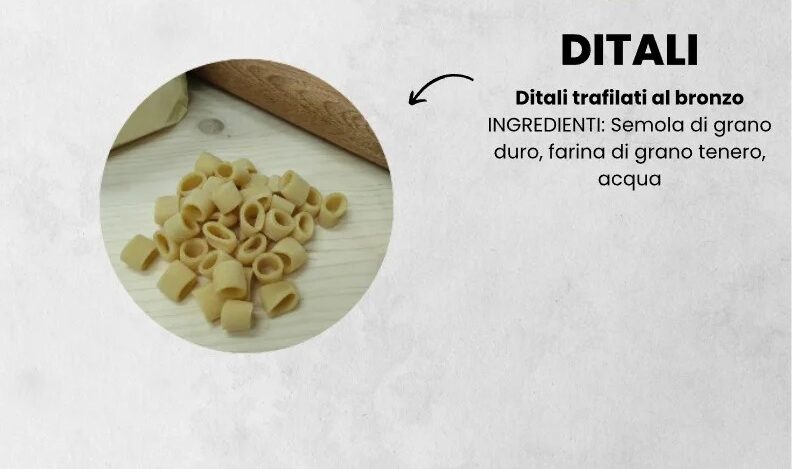 Ditali di semola di grano duro