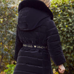 Giaccone Bambina Ragazza Nero Abel & Lula