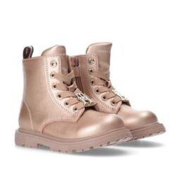 Stivaletti Bambina oro rosa Tommy Hilfiger
