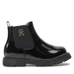 Stivaletti Chelsea Boot Bambina Nero Tommy Hilfiger