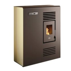 stufa a pellet punto fuoco ventilata slim tina 4.5 kw