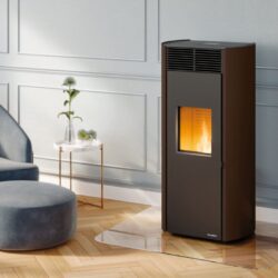 stufa a pellet ventilata palazzetti clelia tc 5 stelle