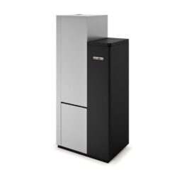 termostufa a pellet con accumolo eva calor modello ts80