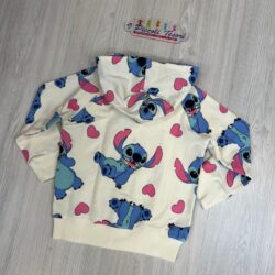 Felpa Stitch Bambina Felpata IDo