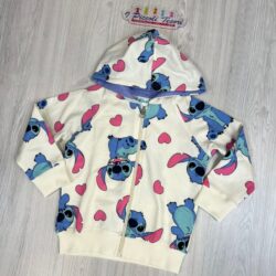 Felpa Stitch Bambina Felpata IDo
