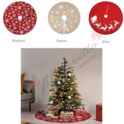 S&G Copri Base Albero Natalizio 120×120 Cm