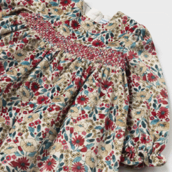 Vestito Neonata Velluto Mayoral