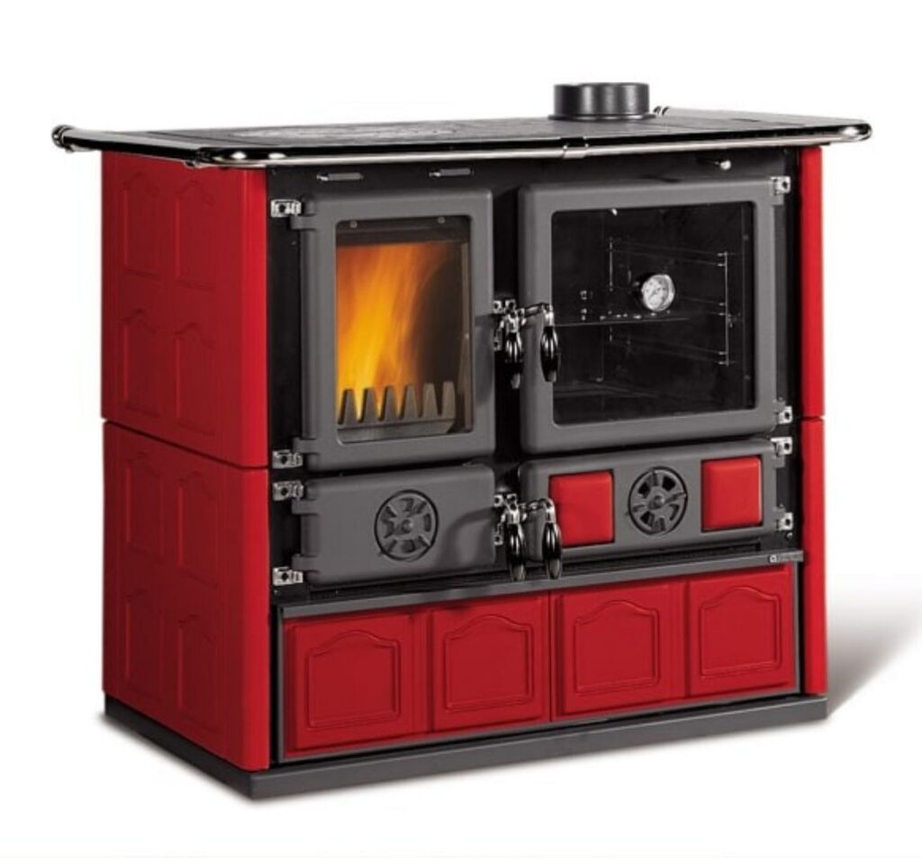 cucina a legna nordica rosa 5.0 vst ceramica liberty