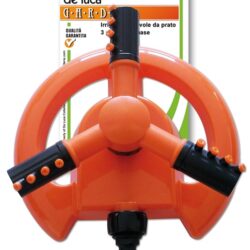 irrigatore girevole a 3 getti con base