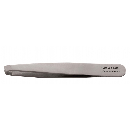 pinzetta in acciaio obliqua professionale mp hair