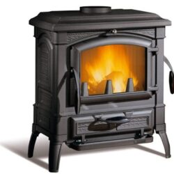stufa a legna nordica isetta evo antracite