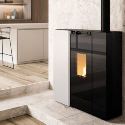 stufa a pellet idro ventilata palazzetti ecofire tiffany
