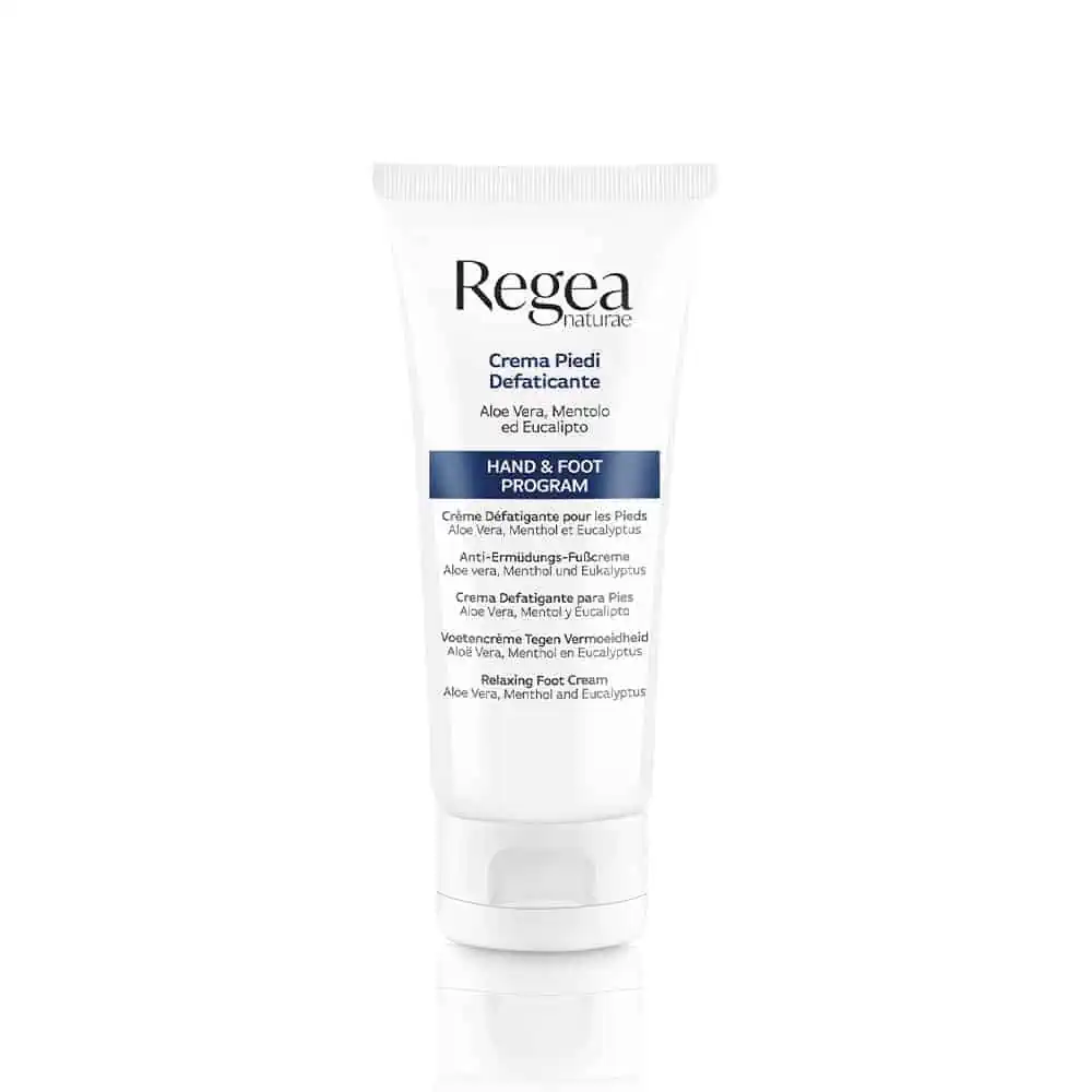 CREMA PIEDI DEFATICANTE con aloe vera, mentolo,eucalipto
