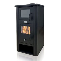 stufa a legna dafne 13 kw con forno