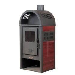 stufa legna 8 kw vienna bordeaux