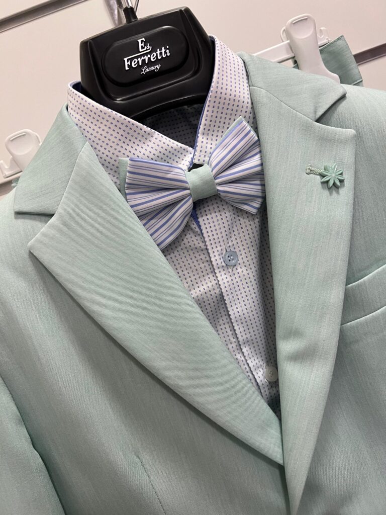 Completo Elegante Verde Bambino Ragazzo - Image 4