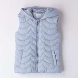 Gilet Celeste Bambina Ragazza Sarabanda
