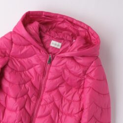 Giubbotto Bambina Ragazza Fucsia