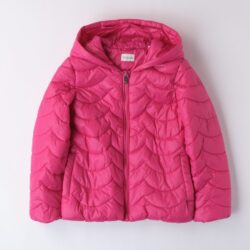 Giubbotto Bambina Ragazza Fucsia