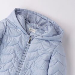 Giubbotto Celeste Bambina Ragazza