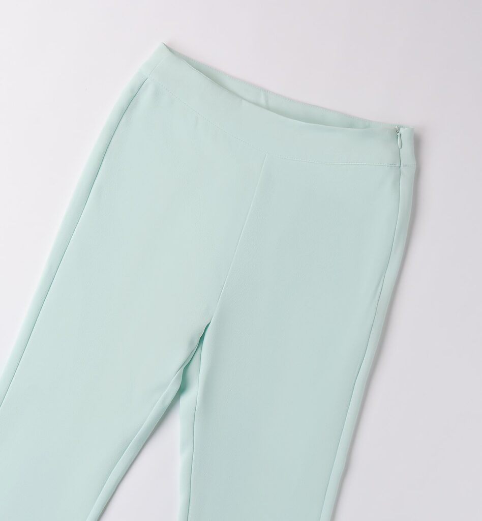 Pantalone Verde Acqua Bambina Ragazza