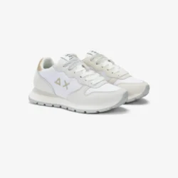 Sneaker Bassa Donna Ally Gold Silver Bianco Sun68