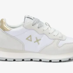 Sneaker Bassa Donna Ally Gold Silver Bianco Sun68