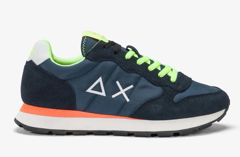 Sneakers Uomo Tom Fluo Navy Blue Sun68
