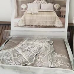 Trapunta Invernale Matrimoniale Coconuda Con Pizzo