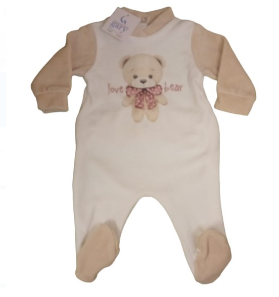 Tutina in ciniglia Neonata Gary