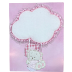 La Chiocciolina Fiocco Nascita Tela Aida Nuvola Altalena