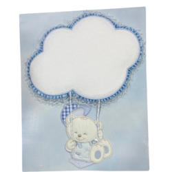 La Chiocciolina Fiocco Nascita Tela Aida Nuvola Altalena