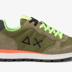 Sneakers Uomo Tom Fluo Militare Sun68