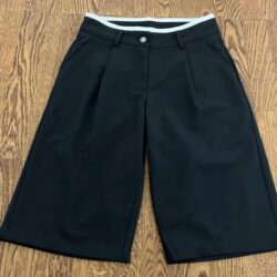 Bermuda Nero Bambina Ragazza
