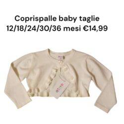 Coprispalle Bianco per Neonata