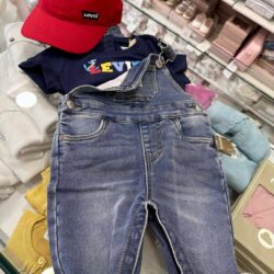 Salopette Jeans Neonato