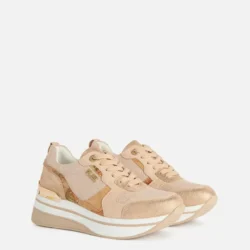 Sneaker Donna in tessuto scamosciato