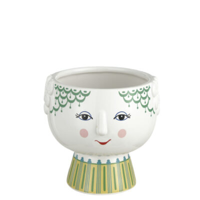 Vaso Flora righe verdi